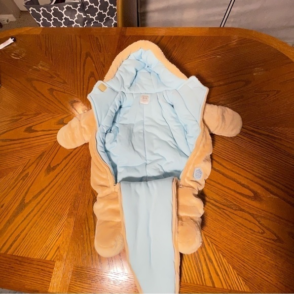 CARTER'S Carters Baby Boy Snowsuit beige  Size 3-6M - Picture 9 of 11